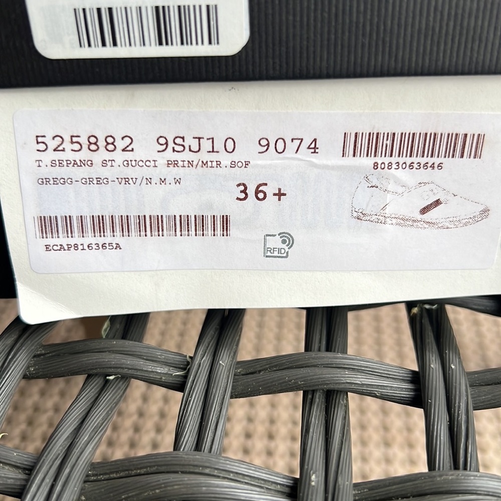 AUTHENTIC GUCCI ESPADRILLES 36.5 - Picture 5 of 5